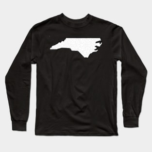 North Carolina outline cheetah Long Sleeve T-Shirt